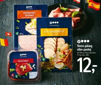 Føtex Vores pålæg eller postej tilbud