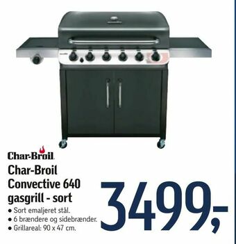 Føtex Char-Broil Convective 640 gasgrill - sort tilbud