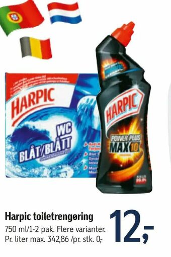 Føtex Harpic toiletrengøring tilbud