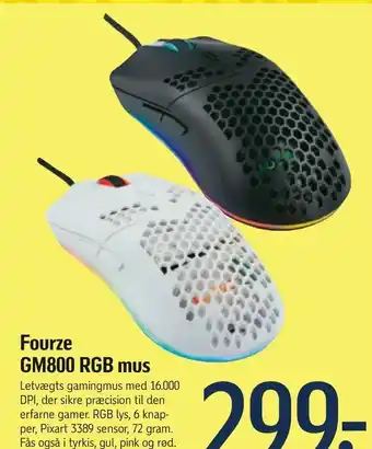 Fourze GM800 RGB mus