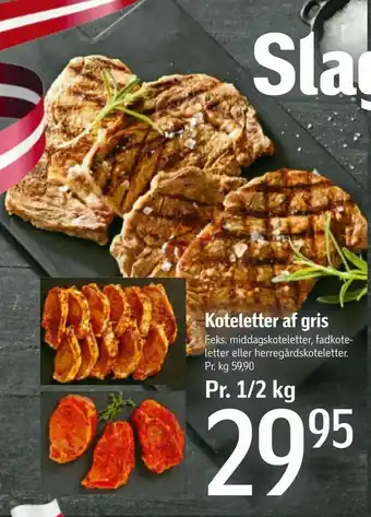 Føtex Koteletter af gris tilbud