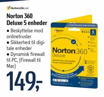 Føtex Norton 360 Deluxe 5 enheder tilbud
