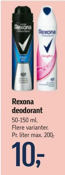 Føtex Rexona deodorant tilbud