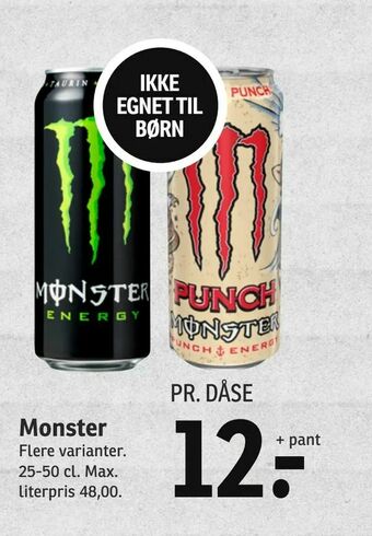 SPAR Monster tilbud