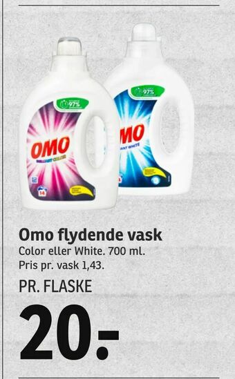 SPAR Omo flydende vask tilbud