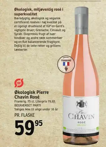 Økologisk Pierre Chavin Rosé