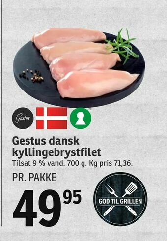 SPAR Gestus dansk kyllingebrystfilet tilbud