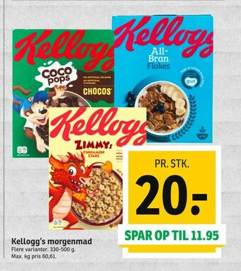 SPAR Kellogg's morgenmad tilbud