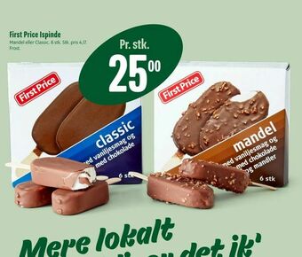 Min Købmand First Price Ispinde tilbud