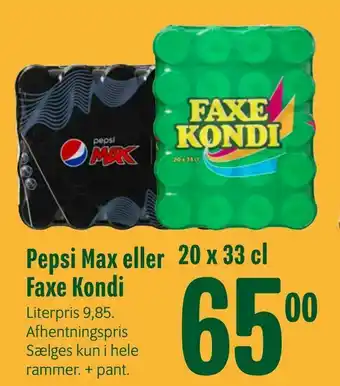 Min Købmand Faxe Kondi tilbud