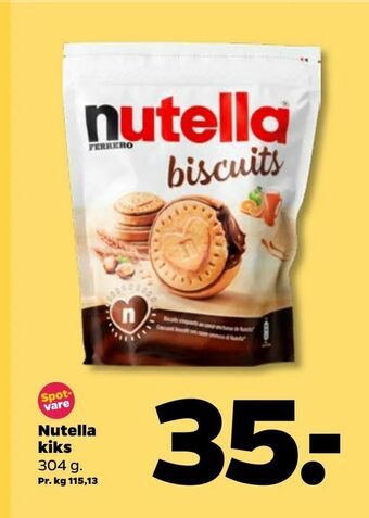 Netto Nutella kiks tilbud