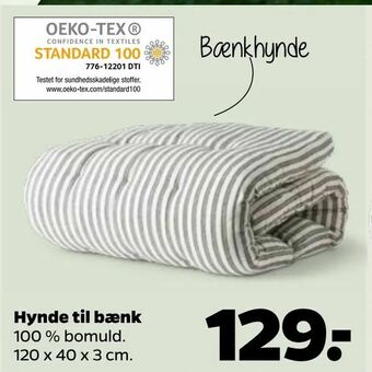 Netto Hynde til bænk tilbud