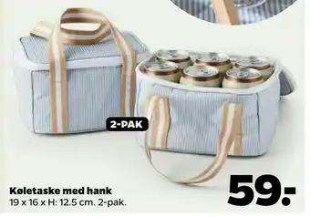 Netto Køletaske med hank tilbud
