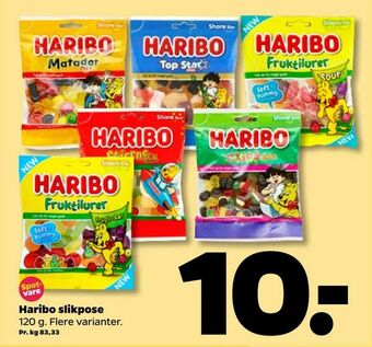 Netto Haribo slikpose tilbud