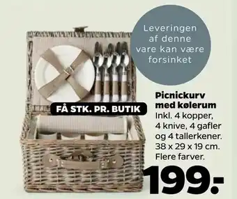 Netto Picnickurv med kølerum tilbud