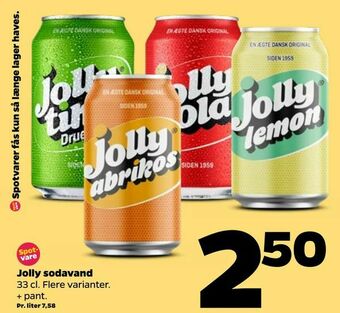 Netto Jolly sodavand tilbud