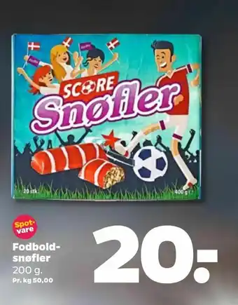 Netto Fodbold snøfler tilbud