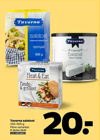 Netto Taverna salatost tilbud