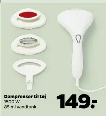 Damprenser til tøj