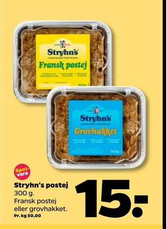 Netto Stryhn's postej tilbud