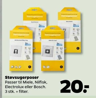 Netto Støvsugerposer tilbud