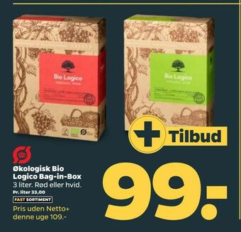 Økologisk Bio Logico Bag-in-Box