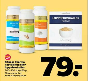 Fitness Pharma kosttilskud eller loppefrøskaller