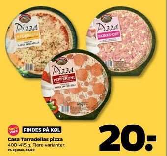 Netto FINDES PÅ KØL Casa Tarradellas pizza tilbud