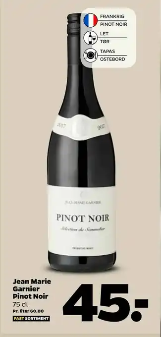 Netto Garnier Pinot Noir tilbud