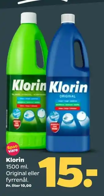 Netto Klorin tilbud