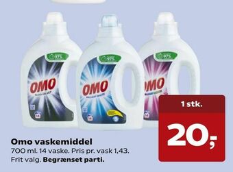 SuperBrugsen Omo vaskemiddel tilbud