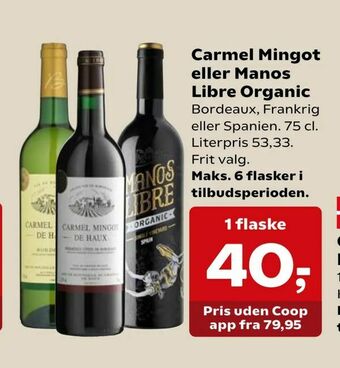 Carmel Mingot eller Manos Libre Organic