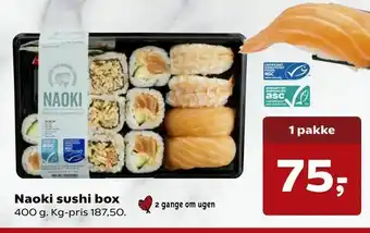 SuperBrugsen Naoki sushi box tilbud