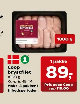 SuperBrugsen Coop brystfilet tilbud