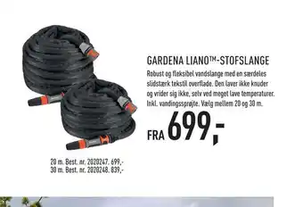 Johannes Fog Gardena liano™-stofslange tilbud