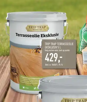 Johannes Fog Trip trap terrasseolie eksklusiv 5 l tilbud