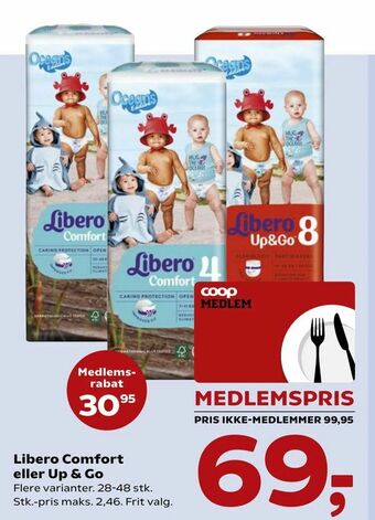 SuperBrugsen Libero Comfort eller Up & Go tilbud