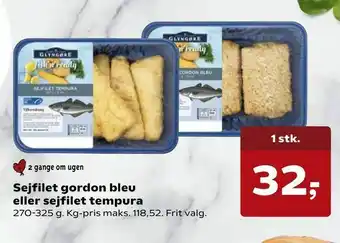 Sejfilet gordon bleu eller sejfilet tempura