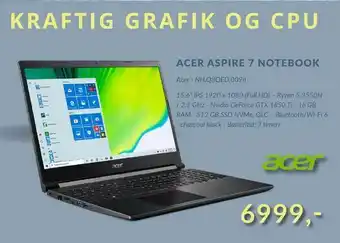 EDB Center Acer aspire 7 notebook tilbud