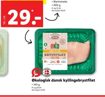 Lidl Vilstrupgård kyllingebrystfilet tilbud