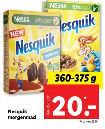 Nesquik morgenmadsprodukt