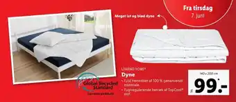 Lidl Livarno dyne tilbud