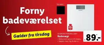 Lidl Silvercrest personvægt tilbud