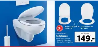 Lidl Livarno toiletsæde tilbud