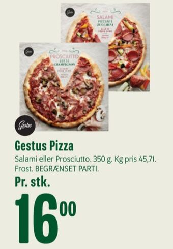 Min Købmand Gestus pizza tilbud