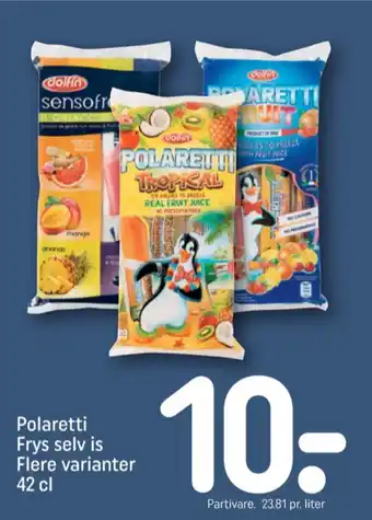 REMA 1000 Polaretti is frys selv tilbud