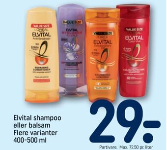 REMA 1000 Elvital shampoo tilbud
