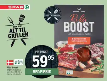 SPAR Danish crown spareribs tilbud