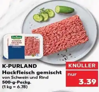 Kaufland K-Purland Hackfleisch Gemischt 500g tilbud