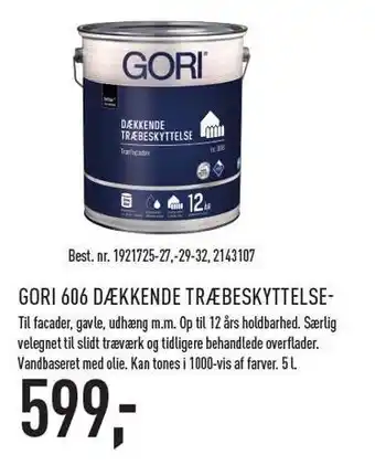 Johannes Fog GORI 606 dækkende træbeskyttelse tilbud